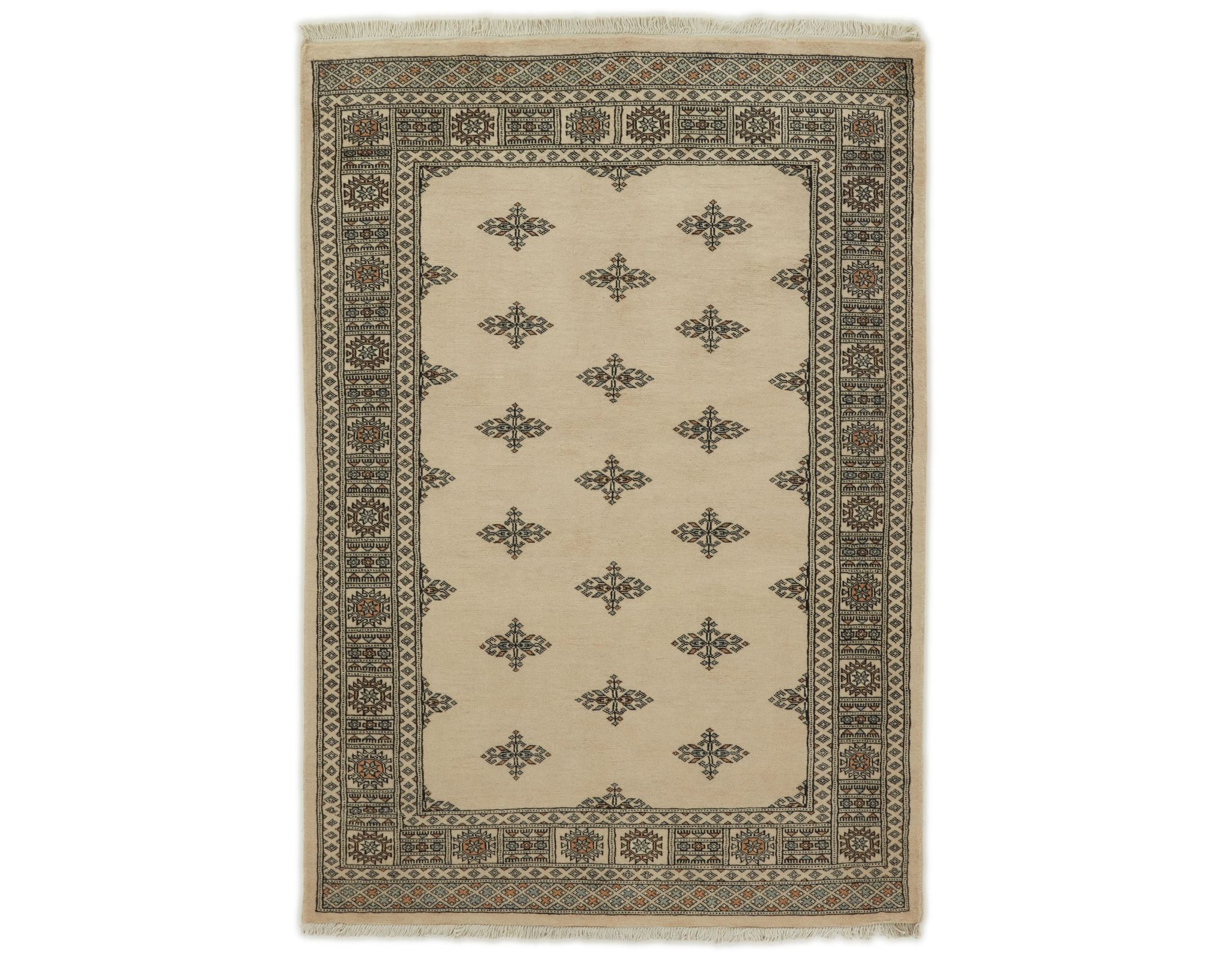 Pakistan handknotted orientalisk matta 136 x 196 cm