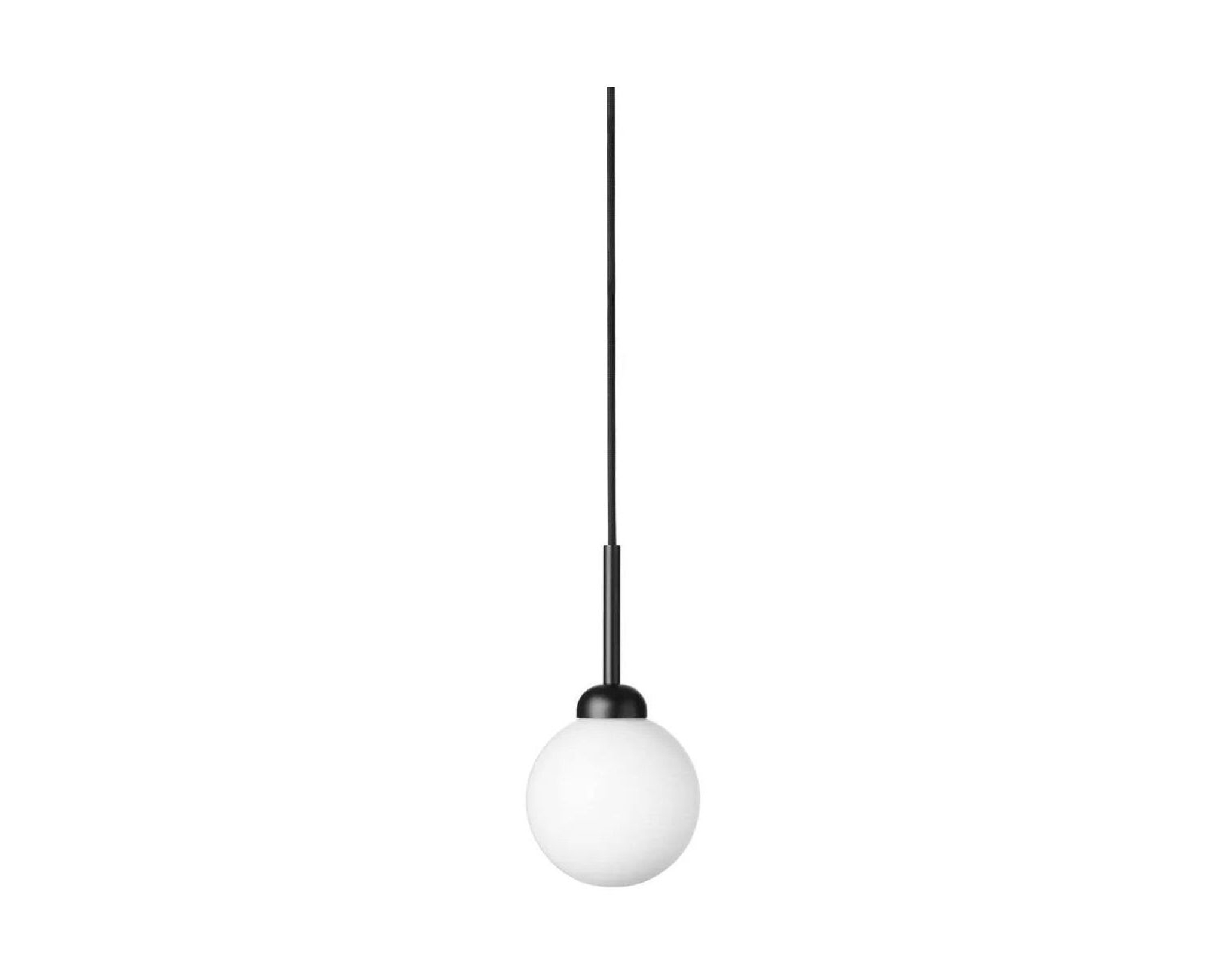 Nuura Apiales 1 pendellampa &oslash; 12 cm svart / vit
