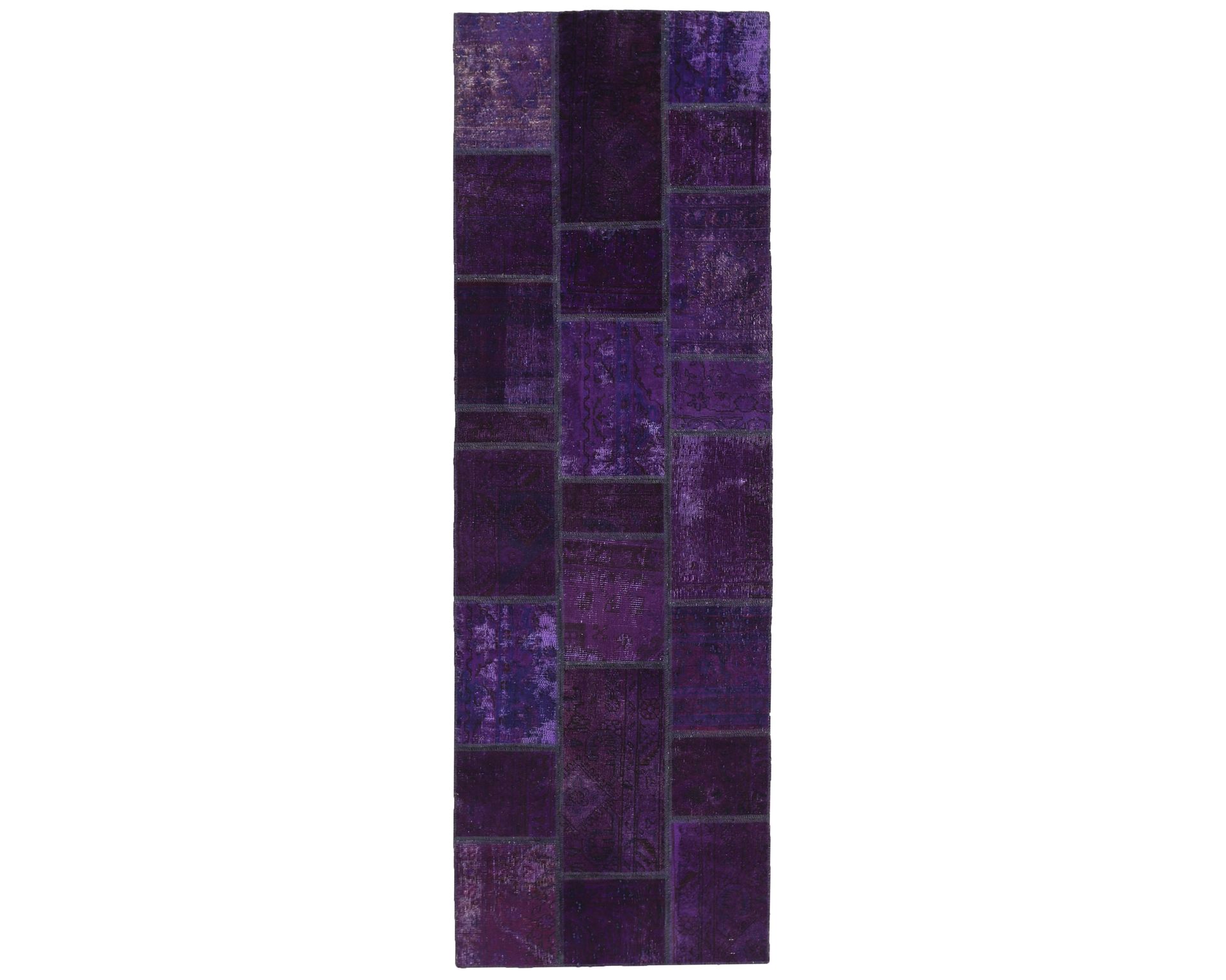 Vintage Patchwork orientalisk matta 82 x 257 cm
