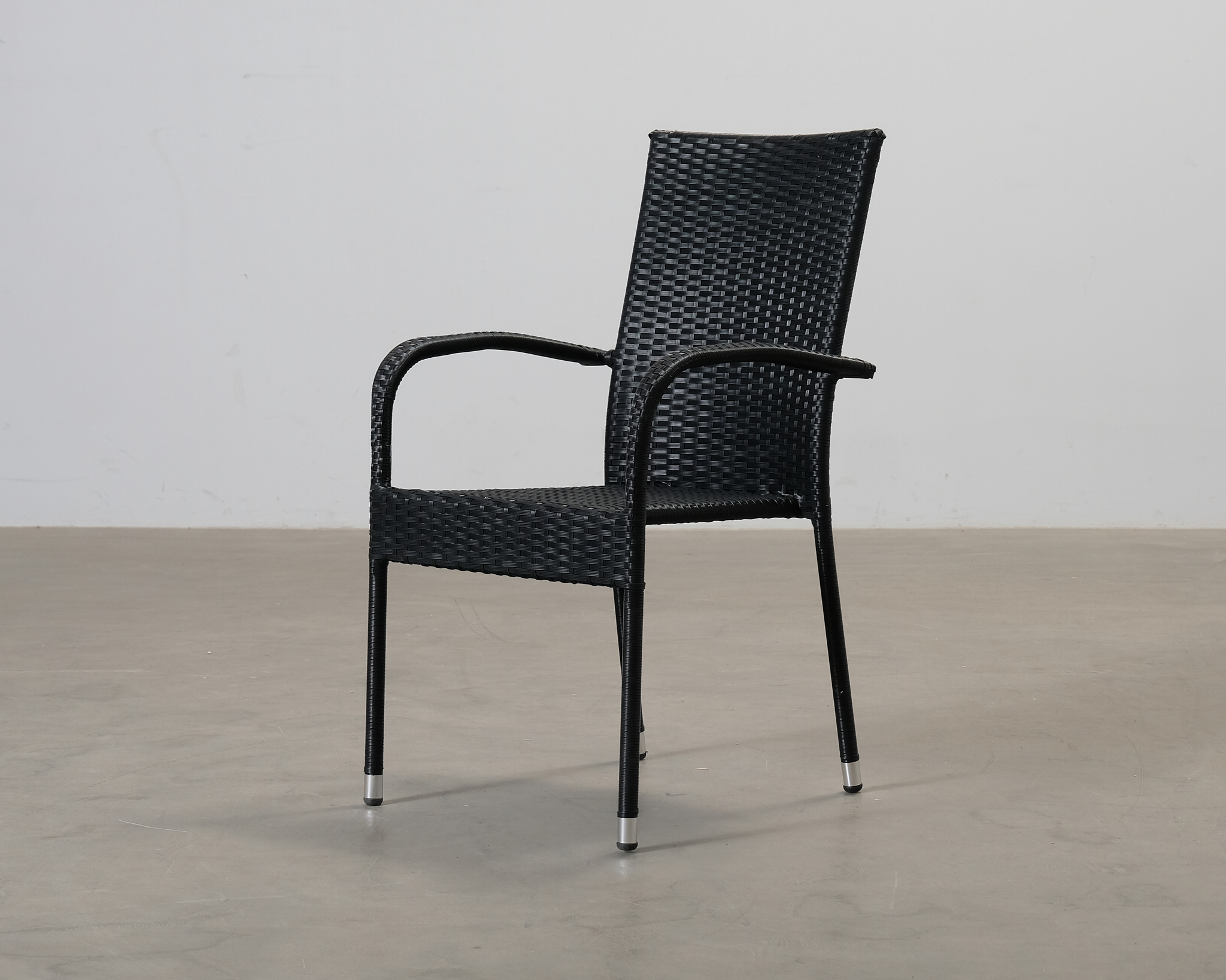 Thor Light terassituoli musta, 4 kpl setti