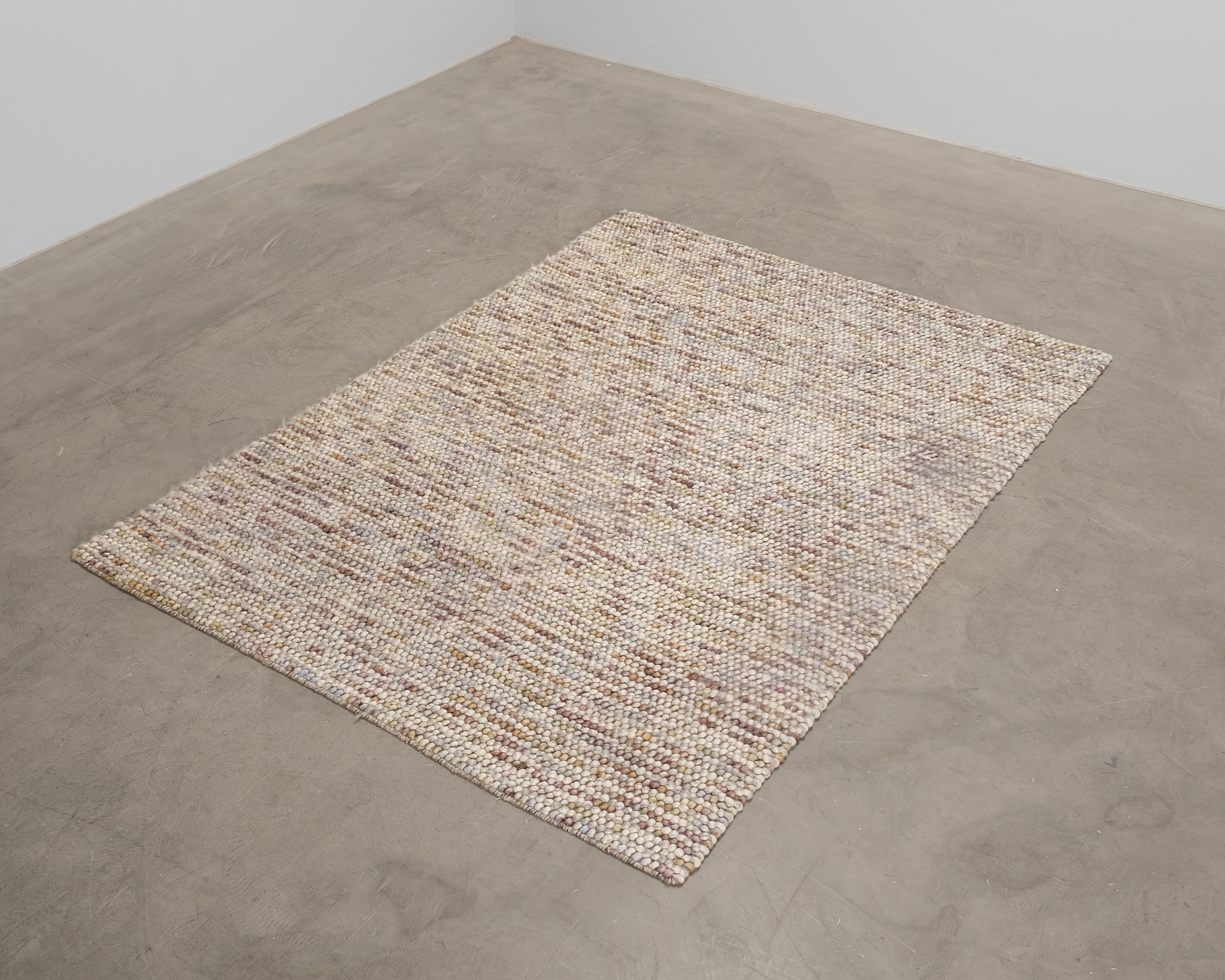 Finarte Nirvana ullmatta 160 x 230 cm koppar / beige