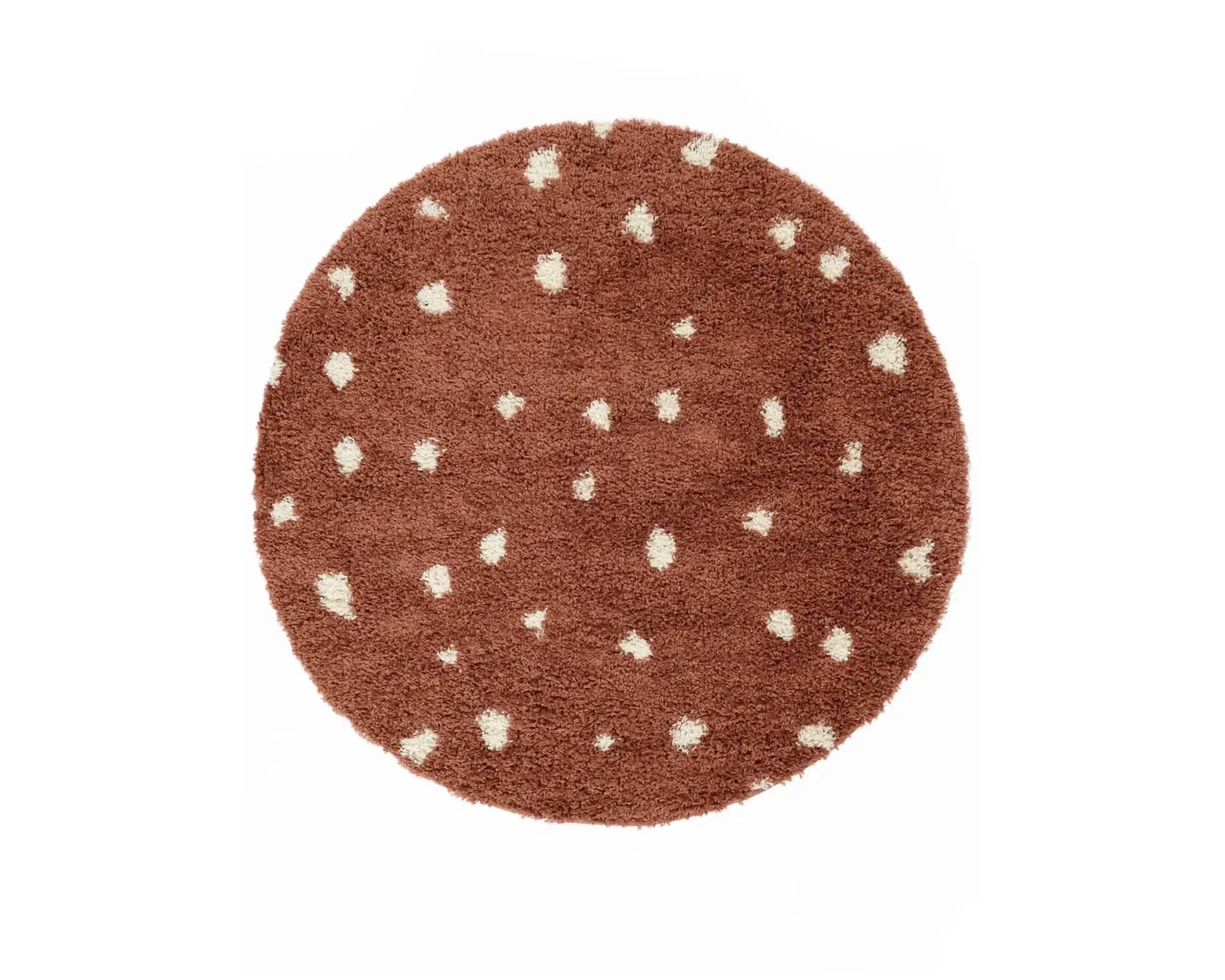 Rugvista Polly matta 150 x 150 cm roströd