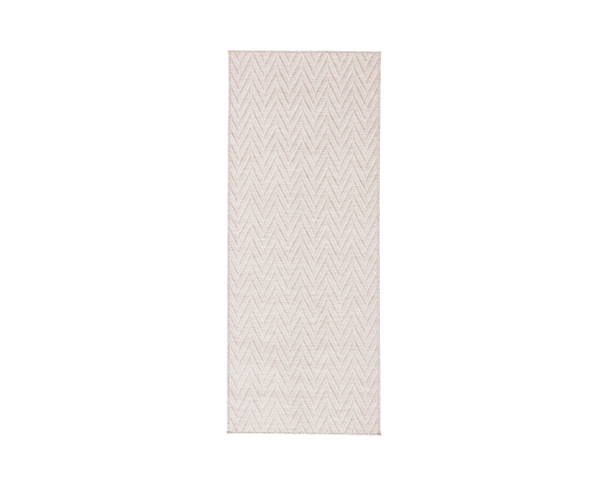 Rugvista Amalfi matta 80 x 300 cm beige / vit