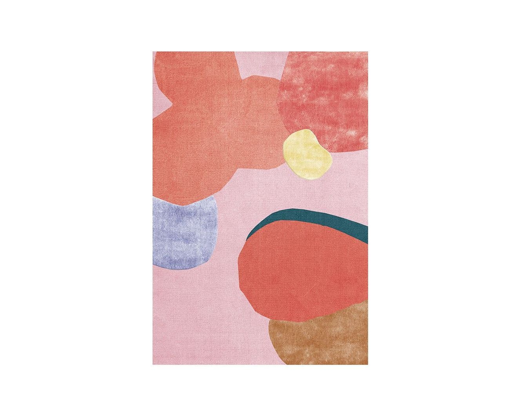 Layered Poppykalas Flower Field matta 295 x 395 cm
