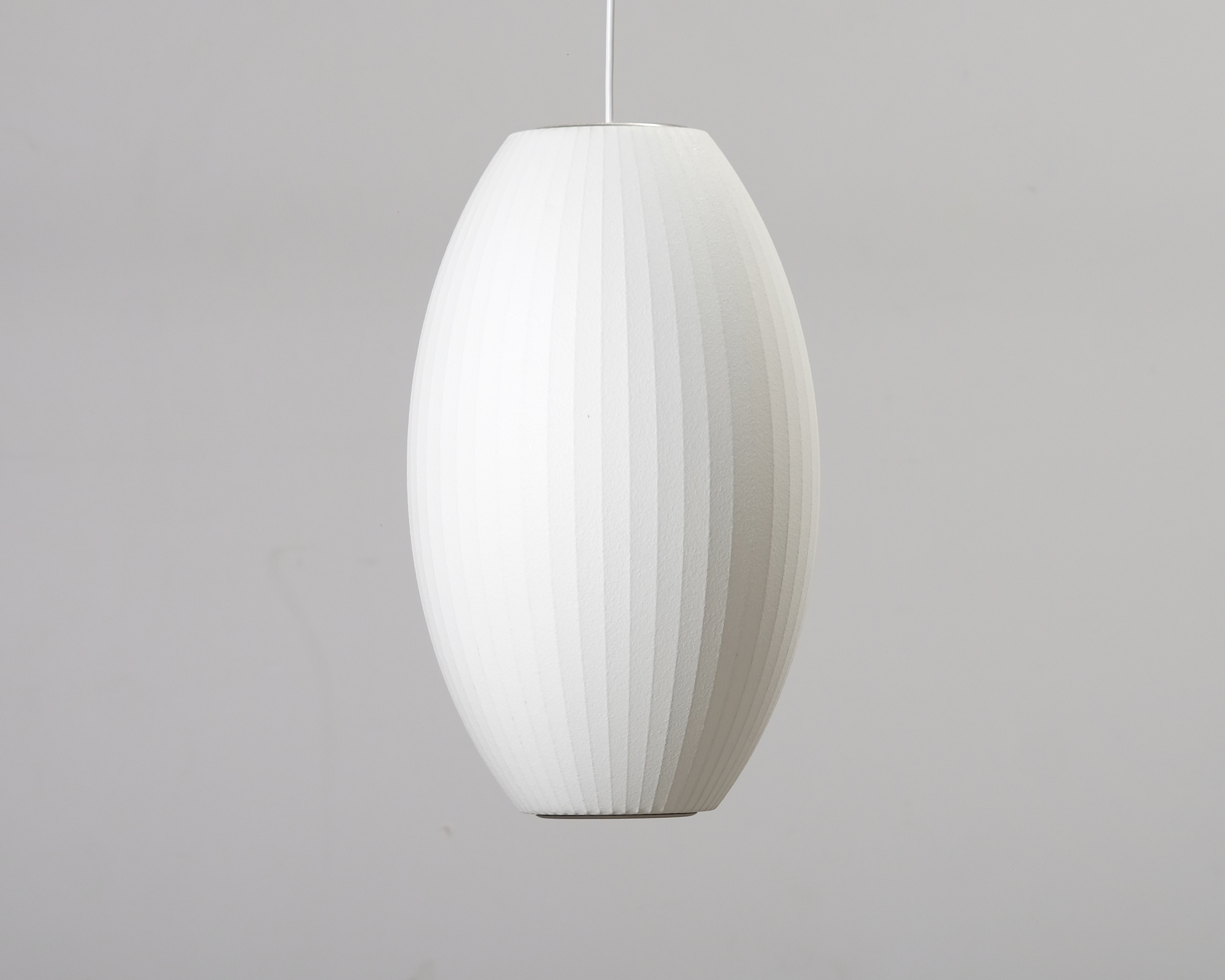 Herman Miller Nelson Cigar Bubble pendellampa vit