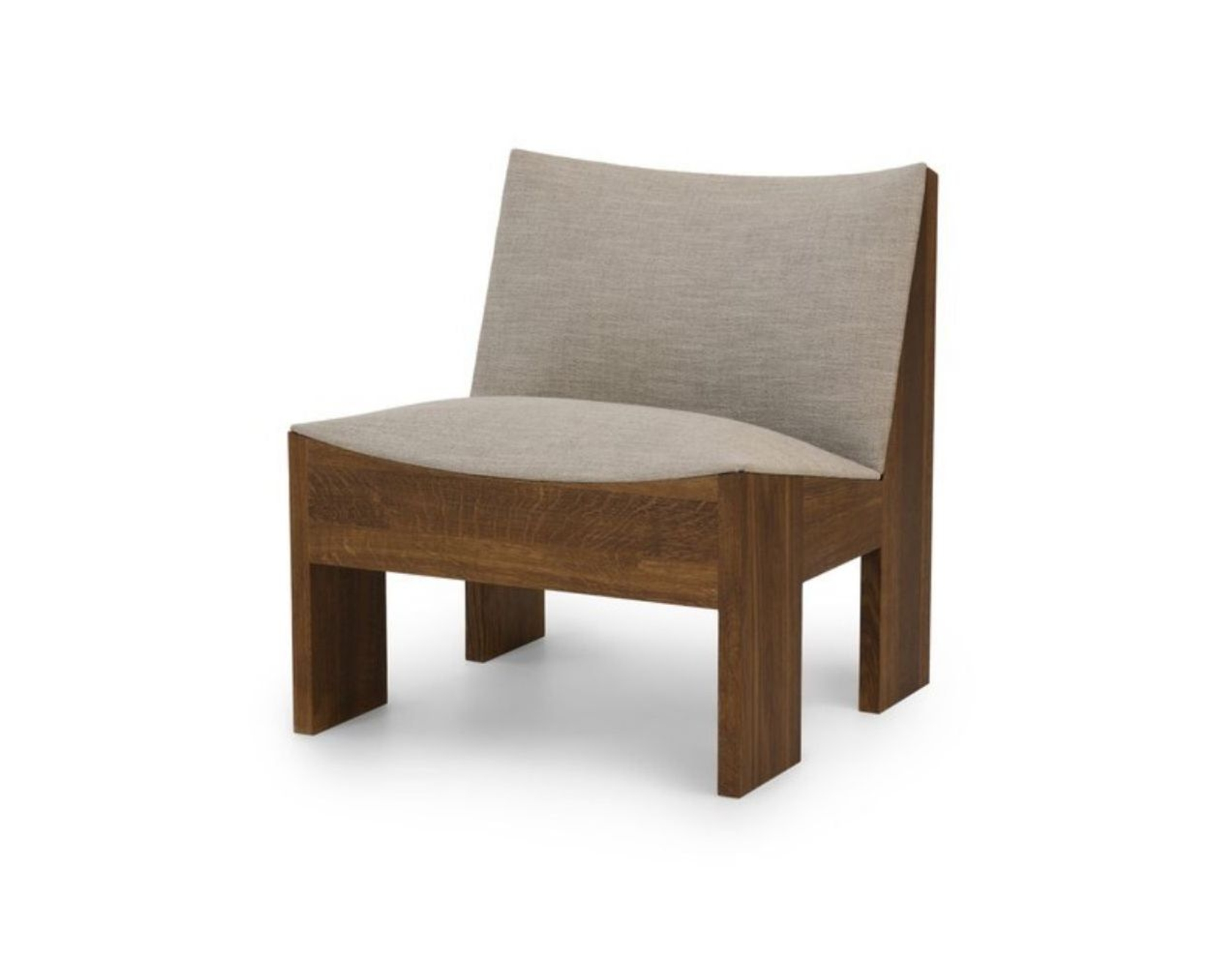 New Works Tenon loungestol r&ouml;kt ek / brun
