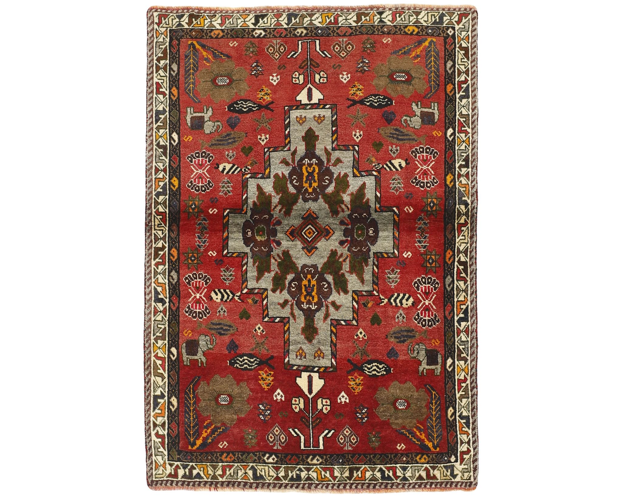 Kashghai orientalisk matta 108 x 152 cm