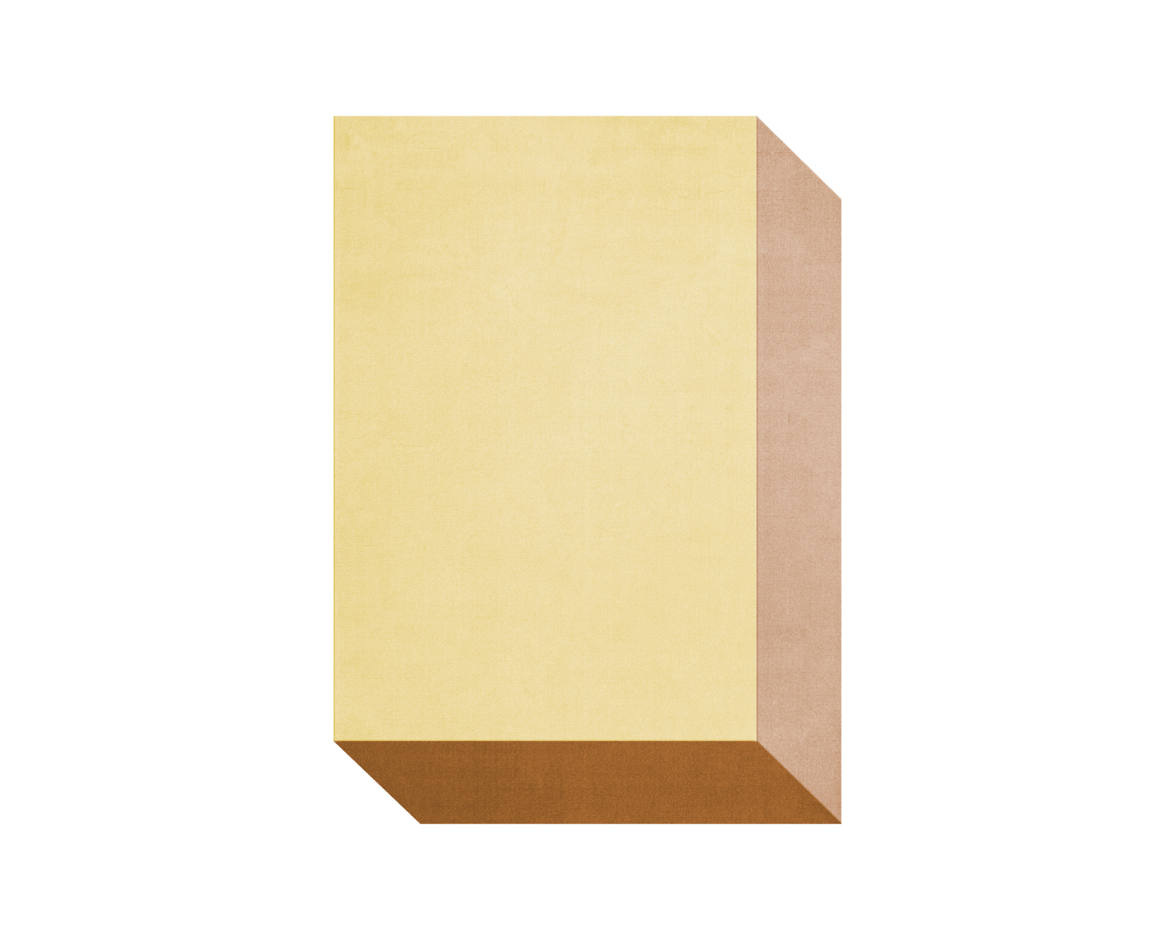 Layered Teklan Box ullmatta 180 x 270 cm gul