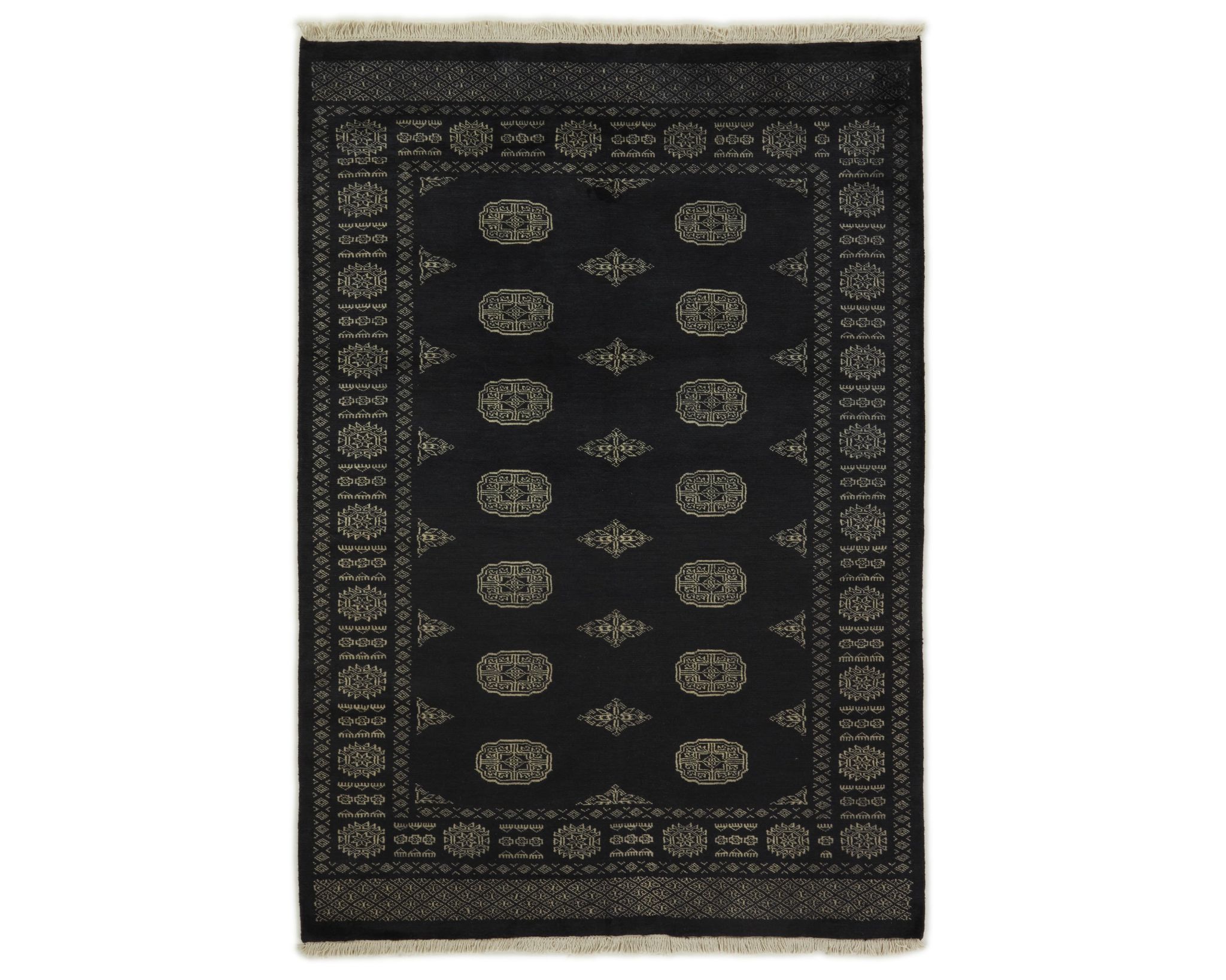 Pakistan handknotted orientalisk matta 138 x 198 cm