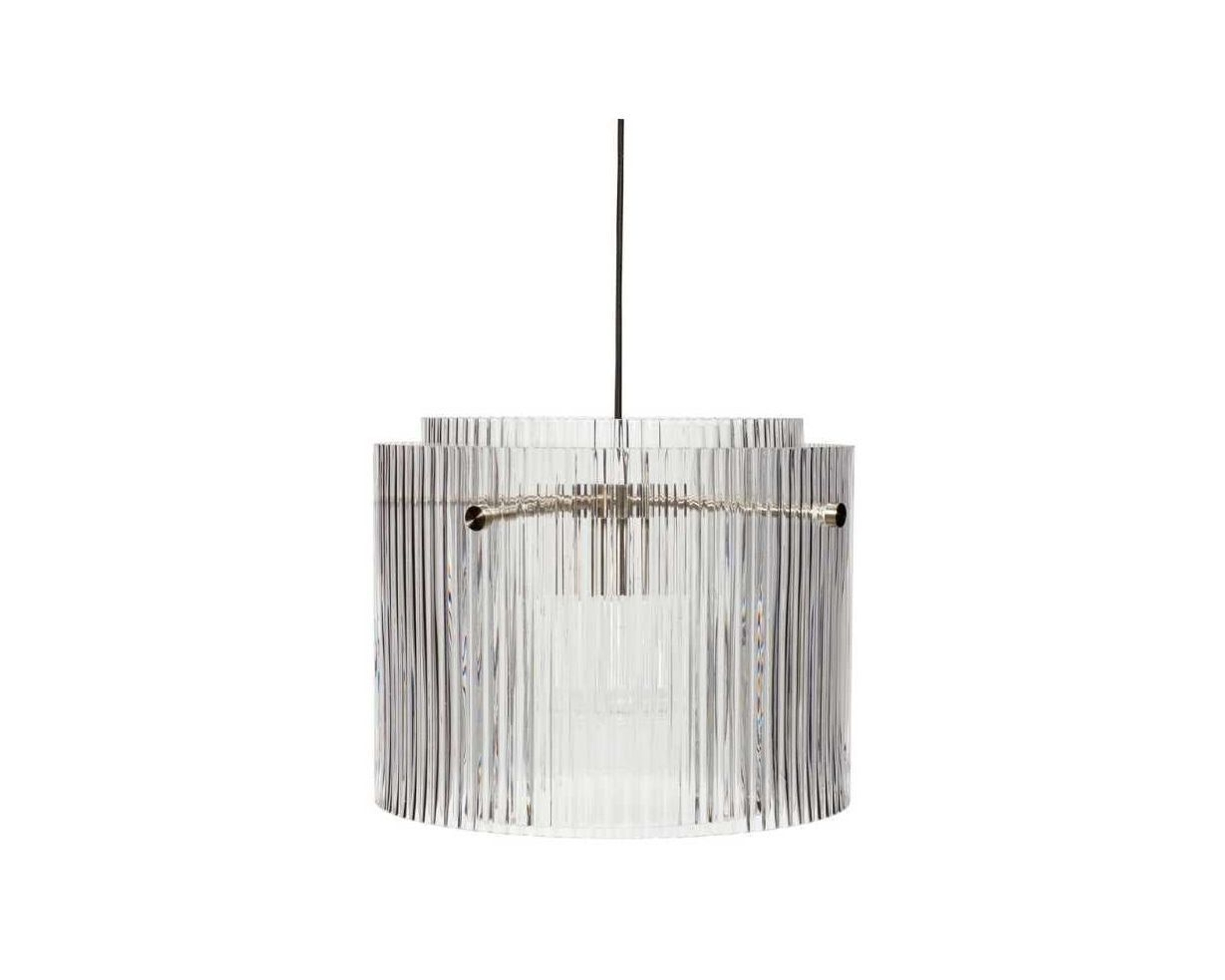 H&uuml;bsch Ripple taklampa &oslash; 41 cm genomskinlig