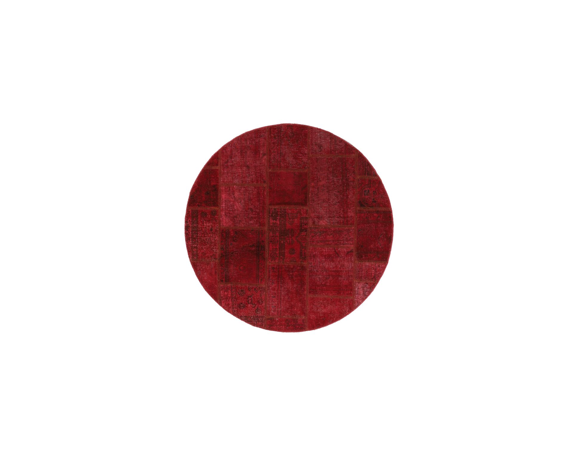 Vintage Patchwork itämainen matto 150 x 150 cm