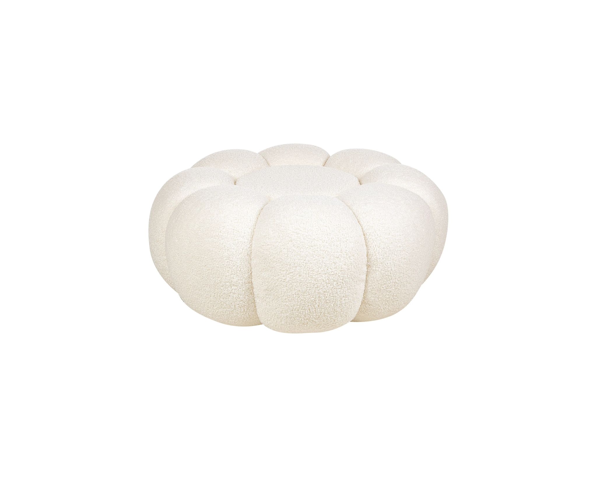 Beaufort puff naturvit
