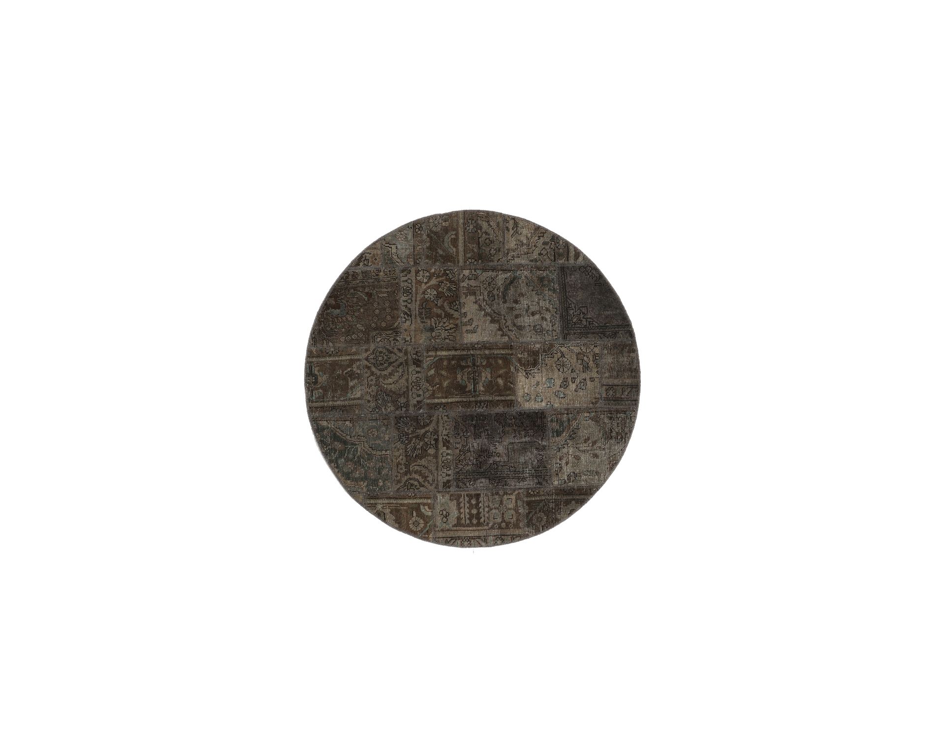 Vintage Patchwork itämainen matto 151 x 151 cm