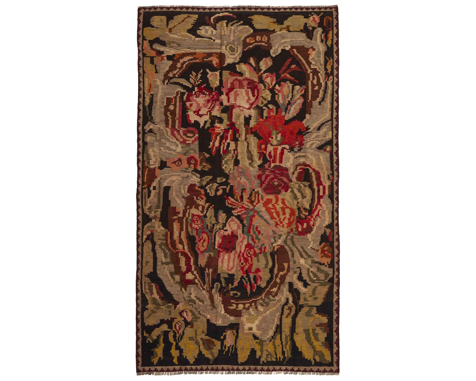 Rose Kelim orientalisk matta 170 x 306 cm