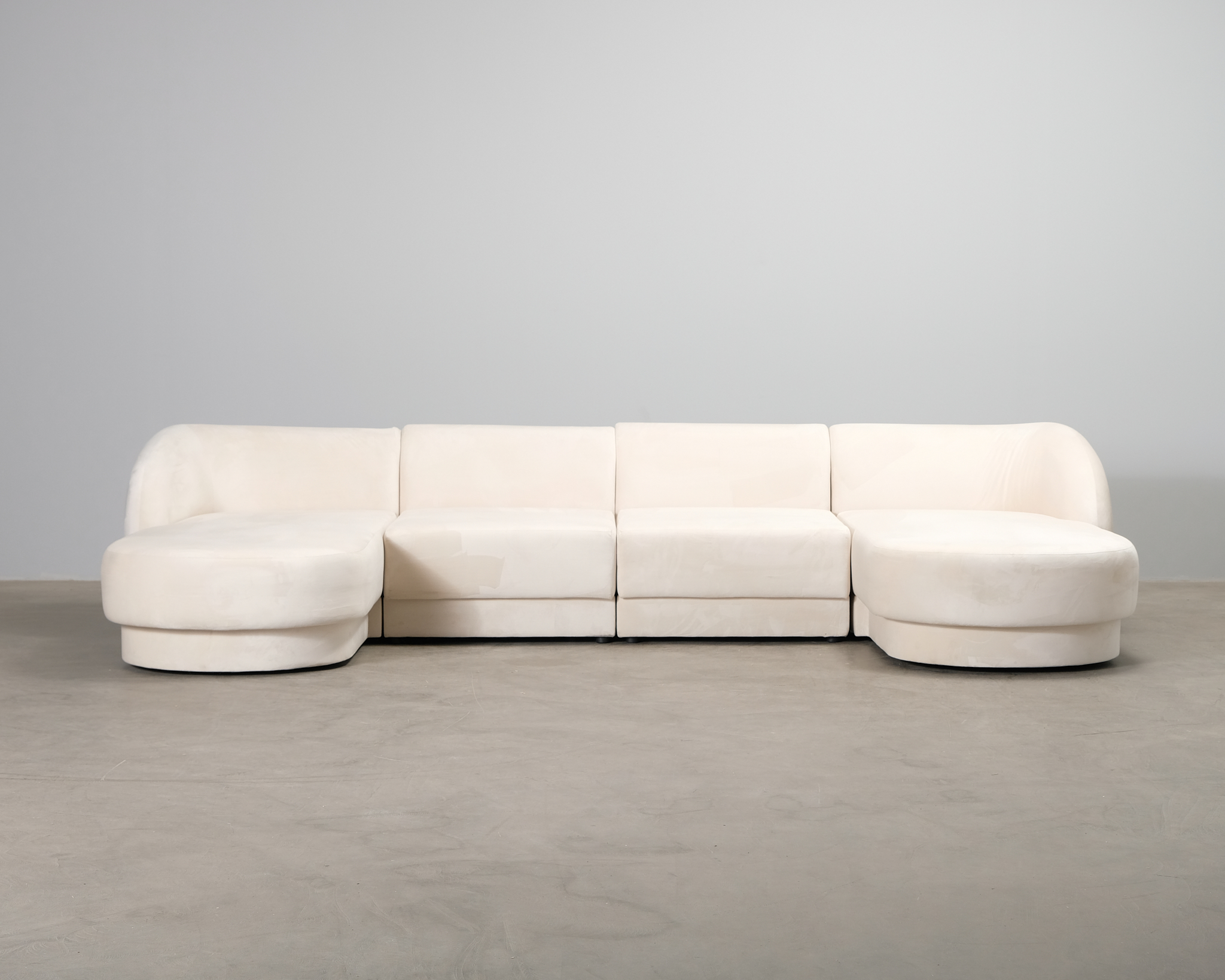 Micadoni Miley U-soffa naturvit