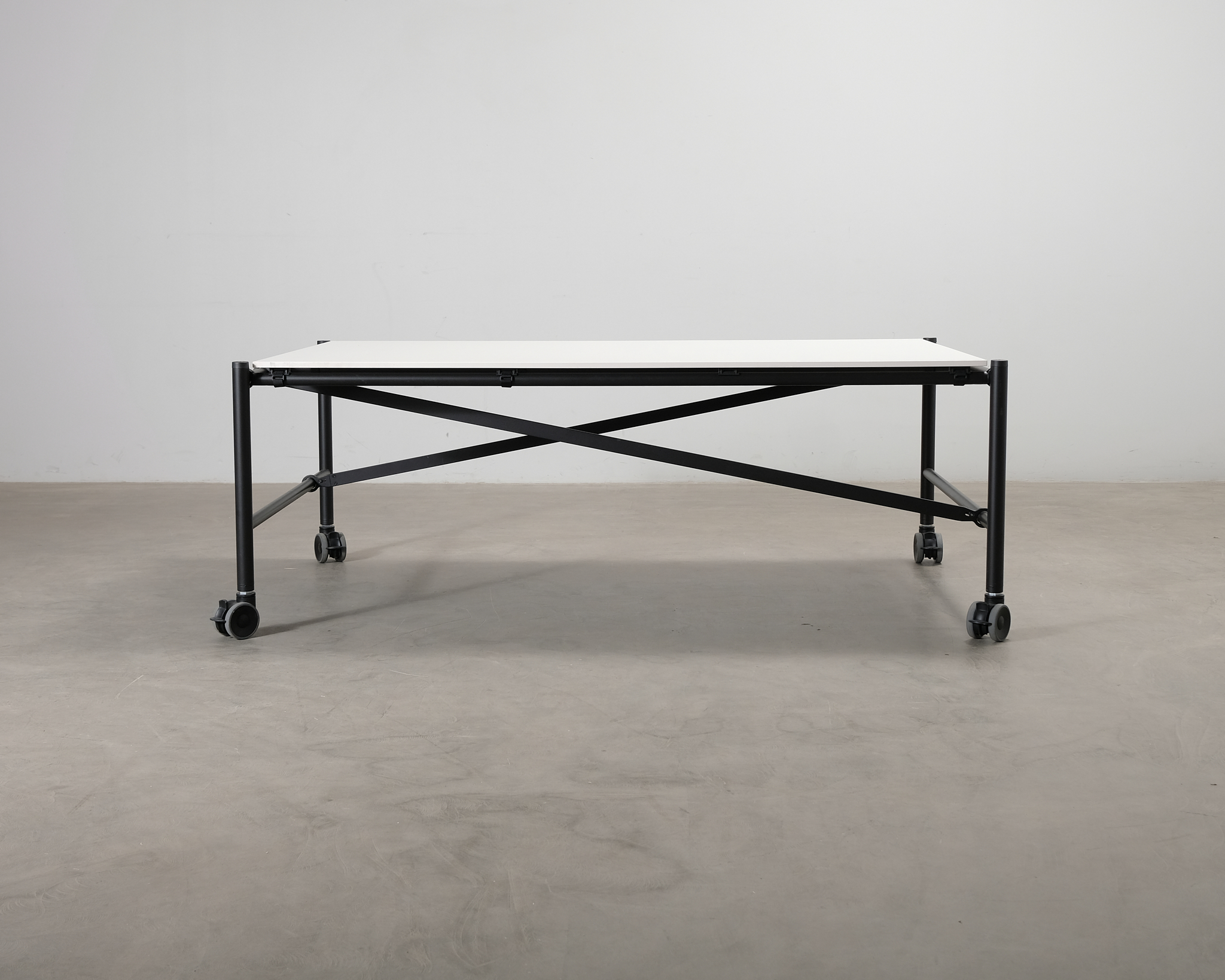 Vitra Comma bord 120 x 200 cm cm vit / svart